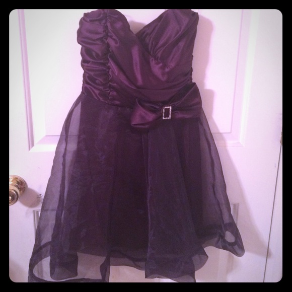 Formal purple dress