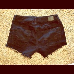 Black high waisted shorts
