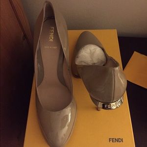Nude Fendi shoes