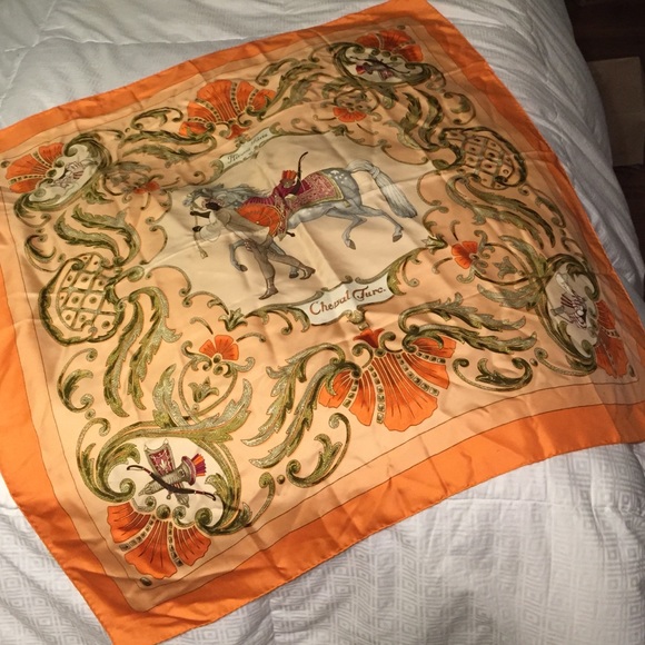 Authentic vintage Hermes cheval turc scarf