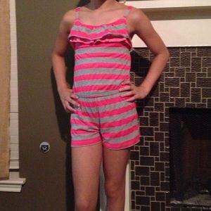 Striped romper