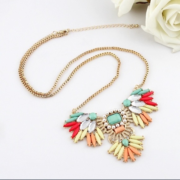 Jewelry - Multi-Colored Statement Necklace