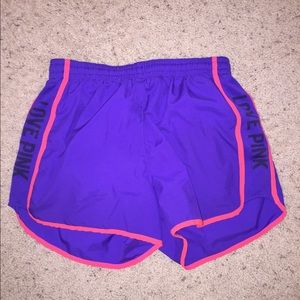 SIZE S VICTORIA SECRET RUNNING SHORTS