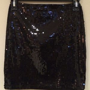 Sequence mini skirt