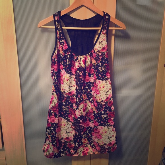 Floral print summer dress