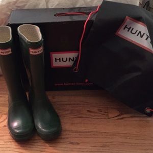 Children hunter boots size 3