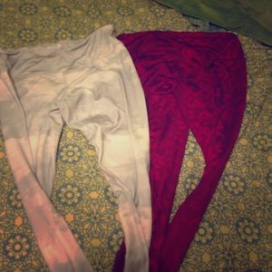 Super cute size L spandex leggings!