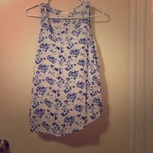 Cynthia Rowley 100% silk sleeveless top