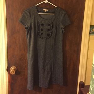 Cute Short Dress With Buttons