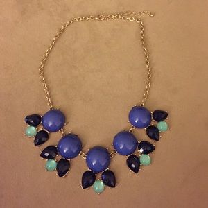 Bluesy bauble necklace