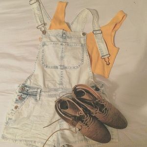 Denim Bullhead Overalls