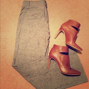 Banana Republic Wide Leg Linen & Cotton DressPants