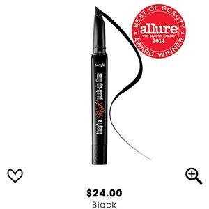 AUTHENTIC Benefit push up liner in black