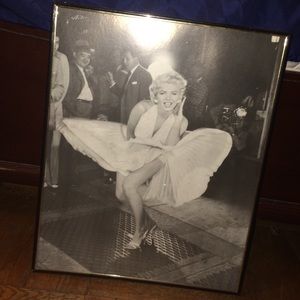 Marilyn Monroe B/W Framed Photo