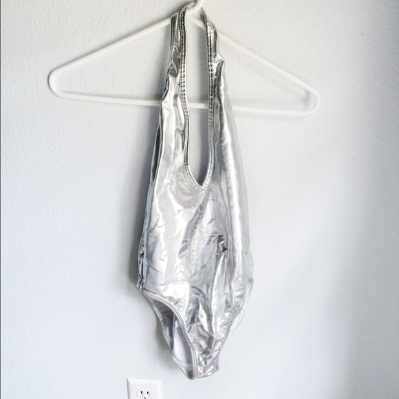 American Apparel | Lamé Bodysuit