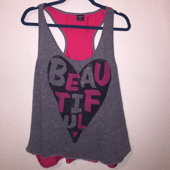 Racerback tank top