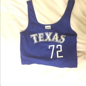 Texas Rangers crop top *reserved