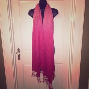 Pink ombré scarf