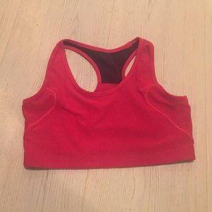 Red Lucy sports bra