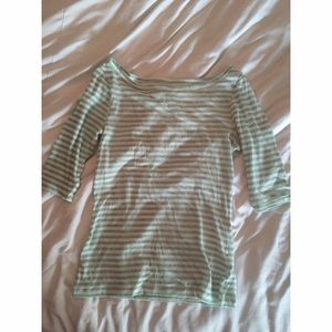 Urban Outfitters 3/4 Length Striped Shirt