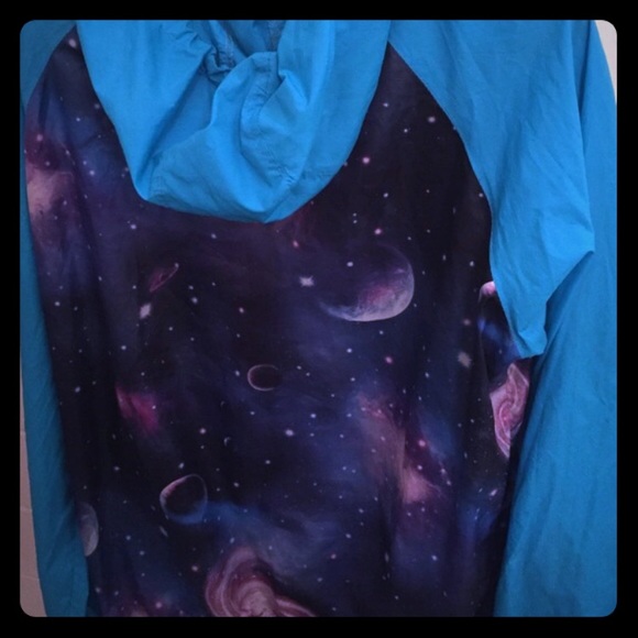 Cool galaxy rain jacket