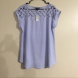Powder blue express top