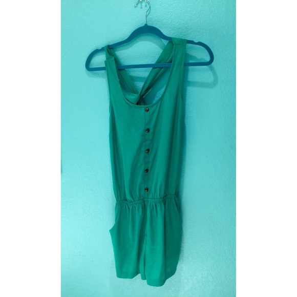 Lush turquoise romper