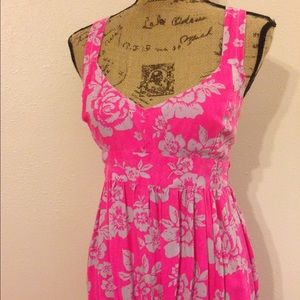 Floral Open back Roxy dress