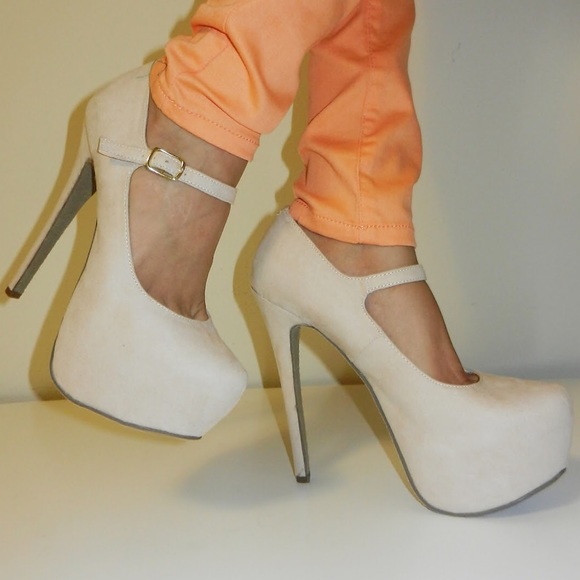 Cream maryjanes