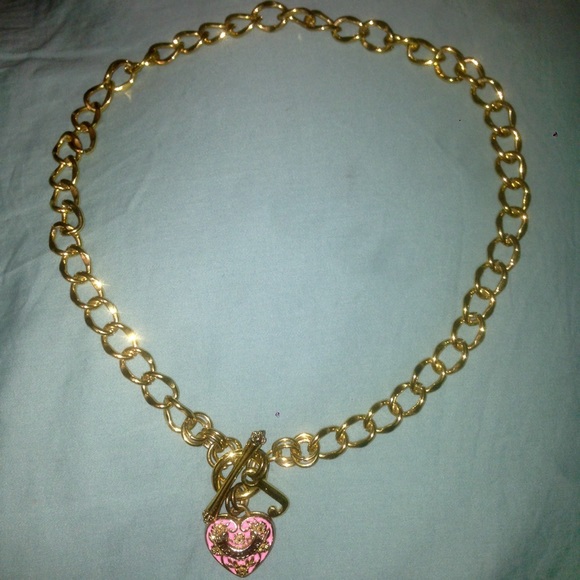 Juicy Couture Gold Charm Necklace