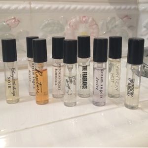9 PINK and Victoria Secret perfume samples
