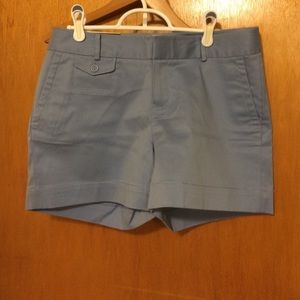 Preppy shorts in a preppy color- dusty blue