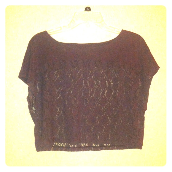 Lace crop top