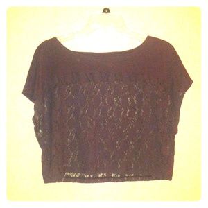 Lace crop top