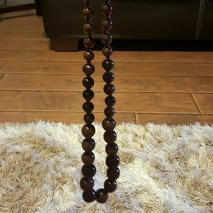 ***sold***Brown beads necklace