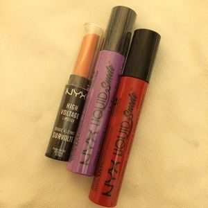 NYX lip products