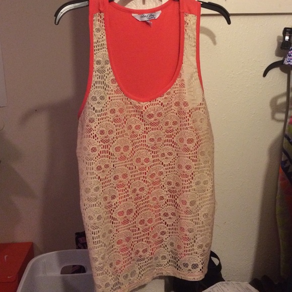 ⛔️⛔️SOLD⛔️⛔️ Skull See-Through Tank