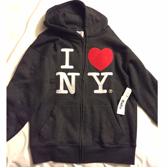 NWT Grey "I love NY" sweater