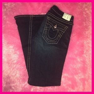 True Religion Disco Joey Pink Crystal Jeans