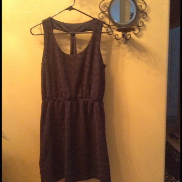 Short black dress size large elastic waist