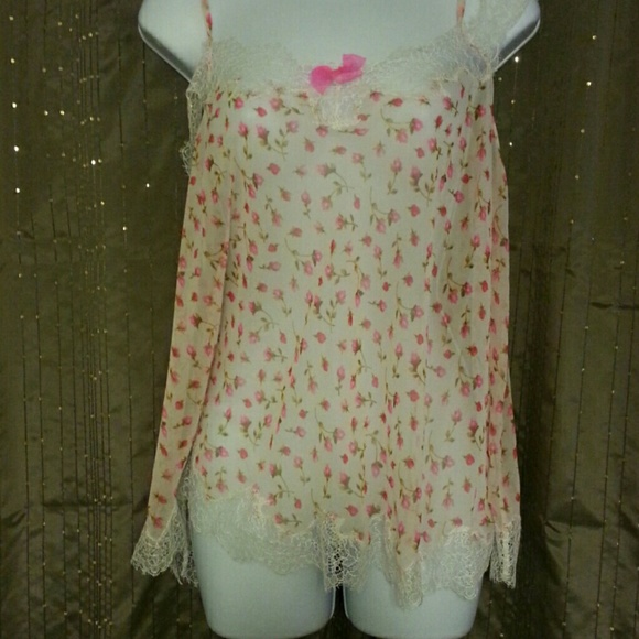 VS Floral and lace nightie lingerie
