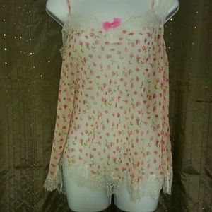 VS Floral and lace nightie lingerie