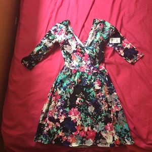 Juniors Floral Dress