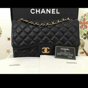 Chanel Classic Caviar Jumbo Leather double flap