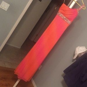 Mymichelle long prom dress, worn once size 5