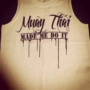 Itsfts white males tank top