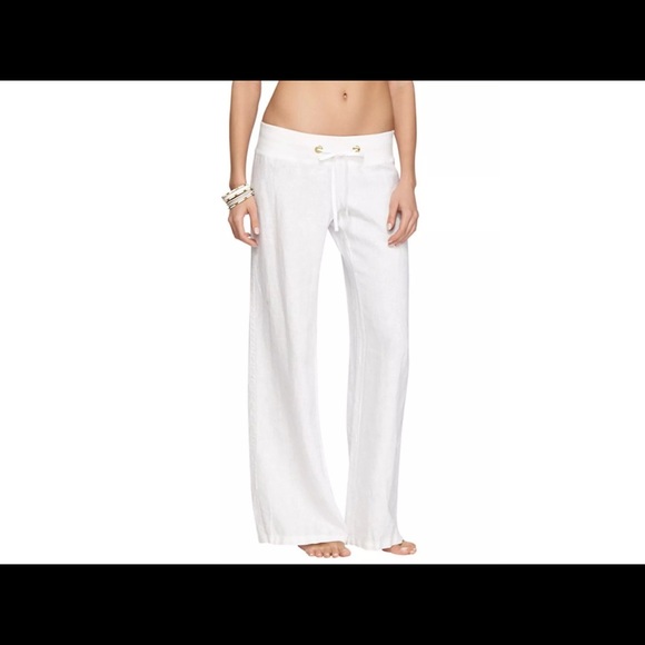 Lilly Pulitzer Linen Beach P White Resort❗️SOLD❗️