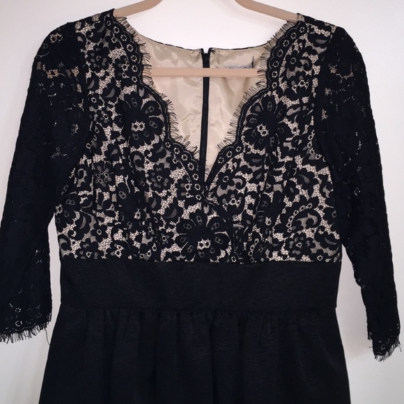 Black lace dress