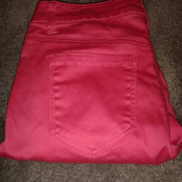 Hot pink long pants