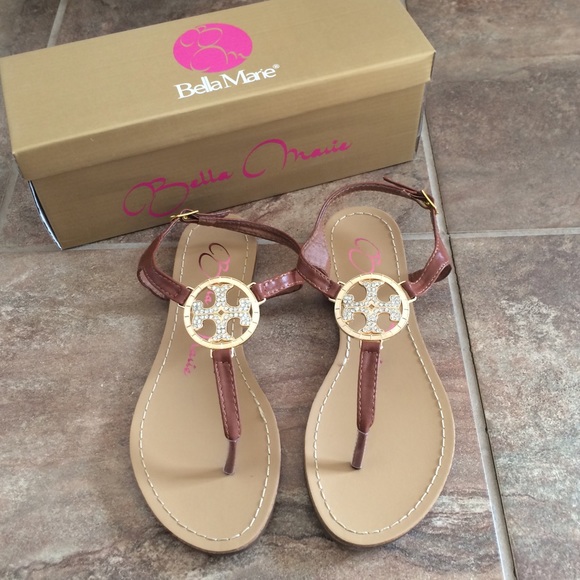 Bella Marie brown sandals - Picture 3 of 4
